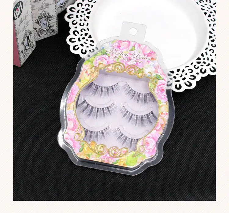 Japanese SM13 False Eyelashes 3 Pack Synthetic Natural — feature 7