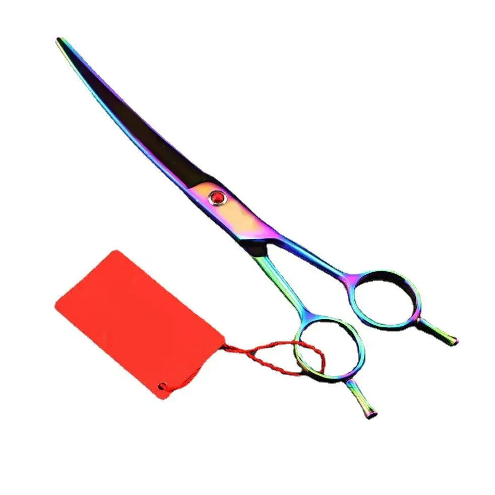 7.0 Inch Colorful Electroplated Scissors Set - Image 3
