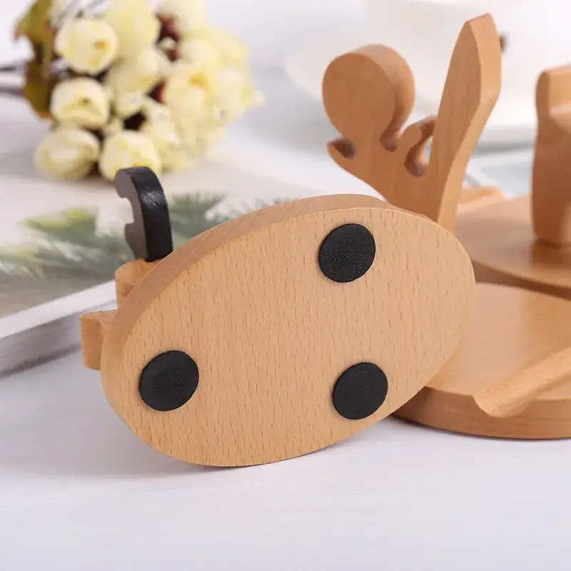 Wooden Phone Holder with Horse Back Design - Image 40