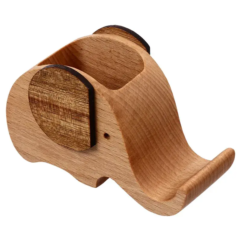 Wooden Phone Holder with Horse Back Design - Image 5