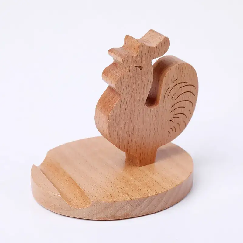 Wooden Phone Holder with Horse Back Design - Image 7