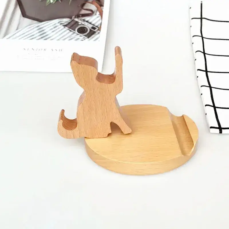 Wooden Phone Holder with Horse Back Design - Image 11