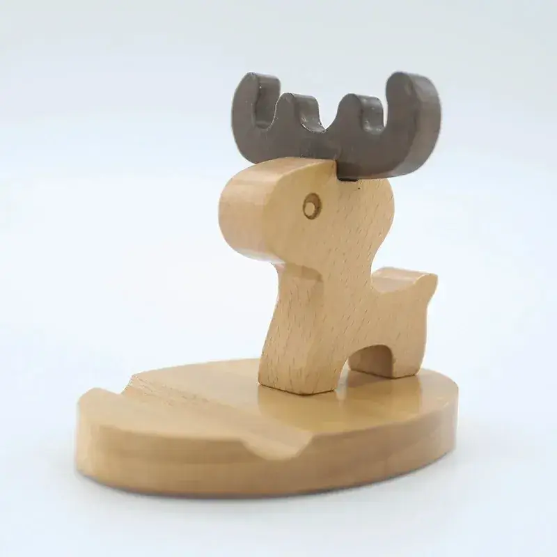 Wooden Phone Holder with Horse Back Design - Image 2