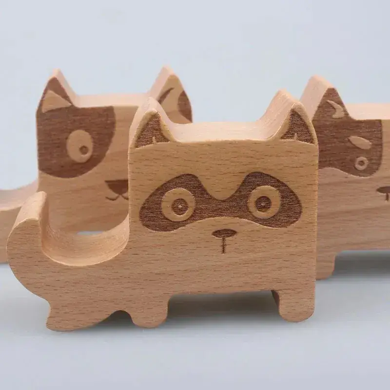 Wooden Phone Holder with Horse Back Design - Image 21