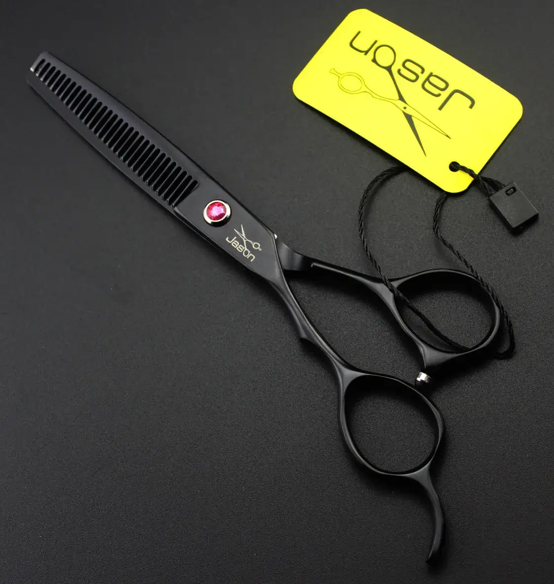 Jason Black Hair Scissors Left Hand Flat Bangs Teeth Thin - Image 2