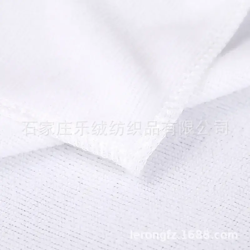 White Cross-Border Square Towel 180g - Image 5