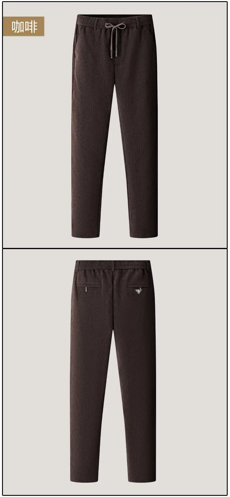 Factory Wholesale Men's Winter Warm Pants Velvet Corduroy — feature 16