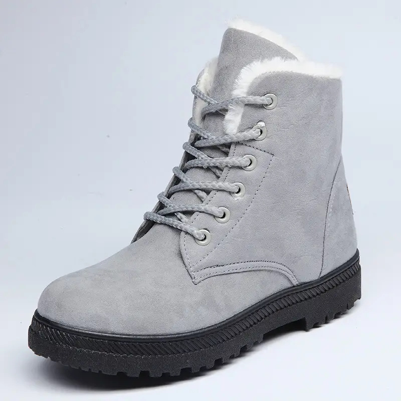 Cross-border snow boots women's fur cotton shoes plus size women's boots Korean snow boots women's cotton shoes batch - Image 5
