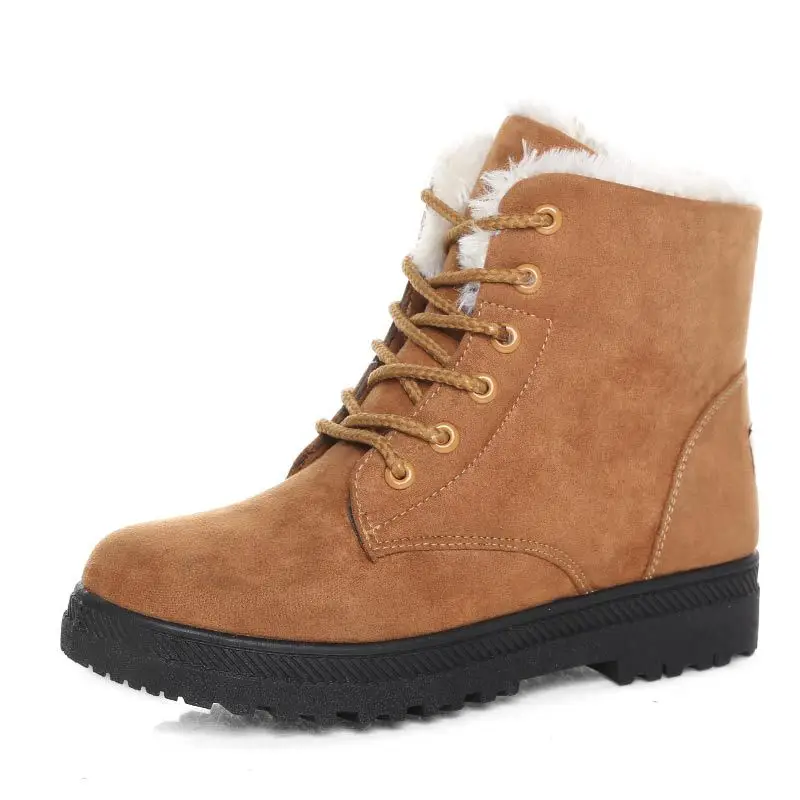 Cross-border snow boots women's fur cotton shoes plus size women's boots Korean snow boots women's cotton shoes batch - Image 8