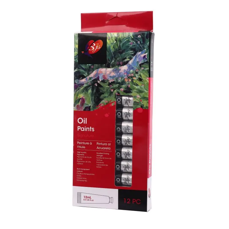 in stock 12 Color 12ml Watercolor Gouache Acrylic Oil Paints suit Beginner DIY Painting Aluminum Tube Pigments