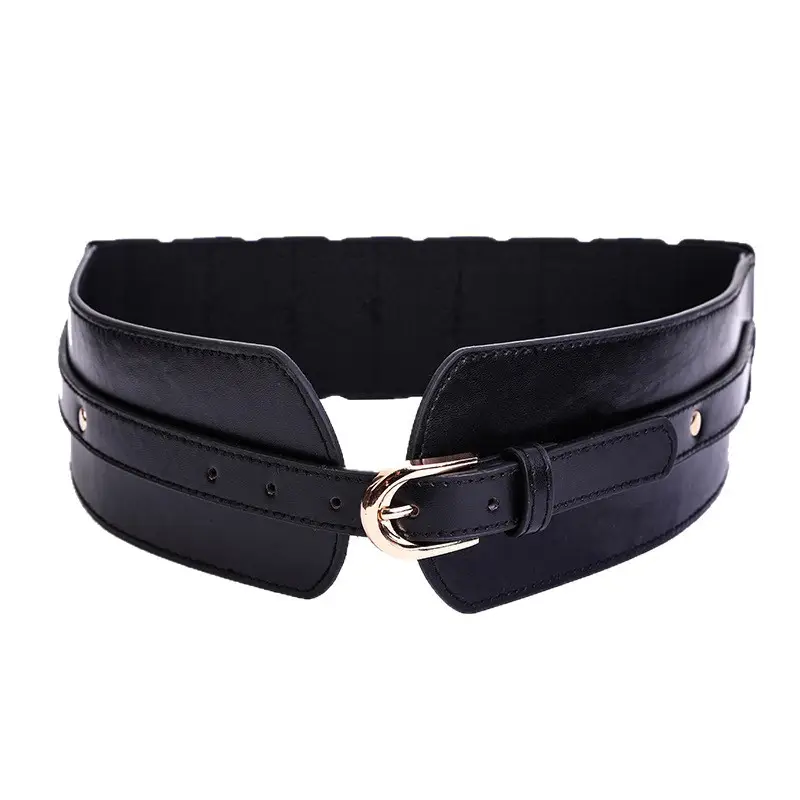 Black Elastic Waist Belt for Women, 1 Pc, Adjustable, Stylish - Image 5