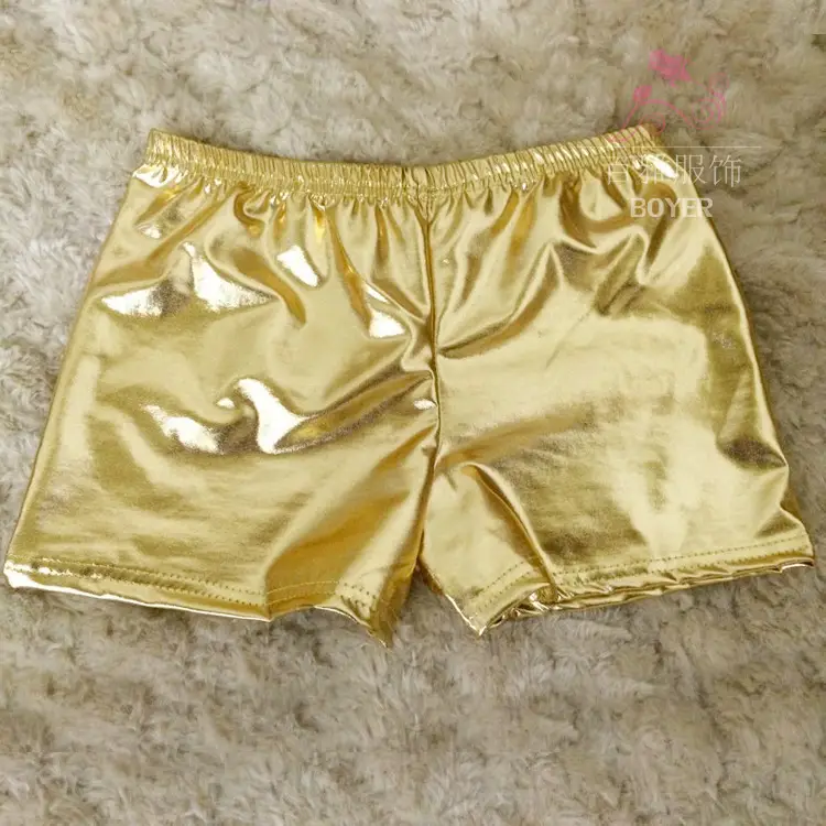 Gold Stretch Belly Dance Safety Pants Women - Image 4