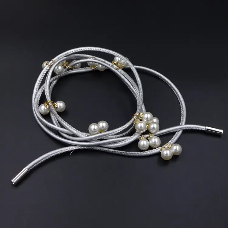 Pearl Belt with Fur Decoration for Women — feature 5