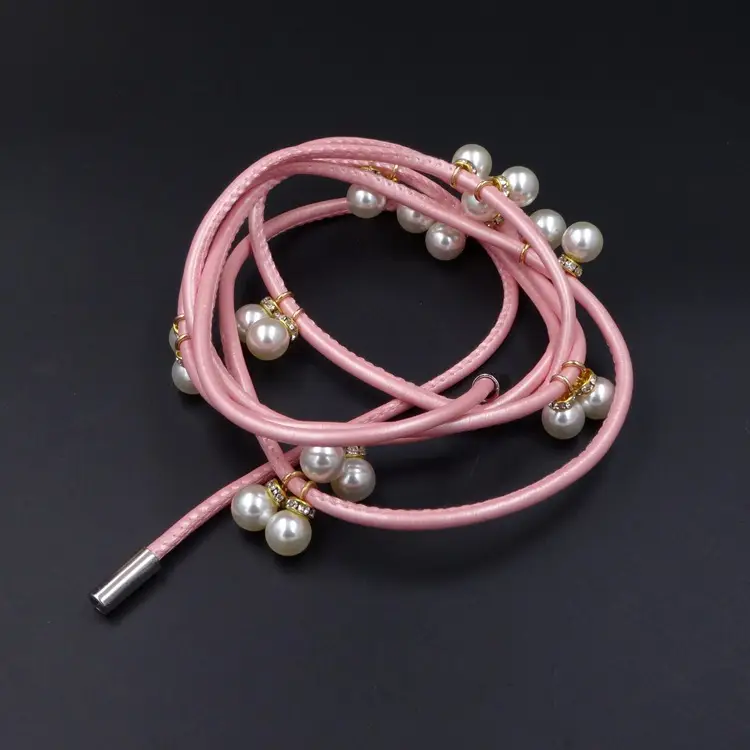 Pearl Belt with Fur Decoration for Women — feature 6