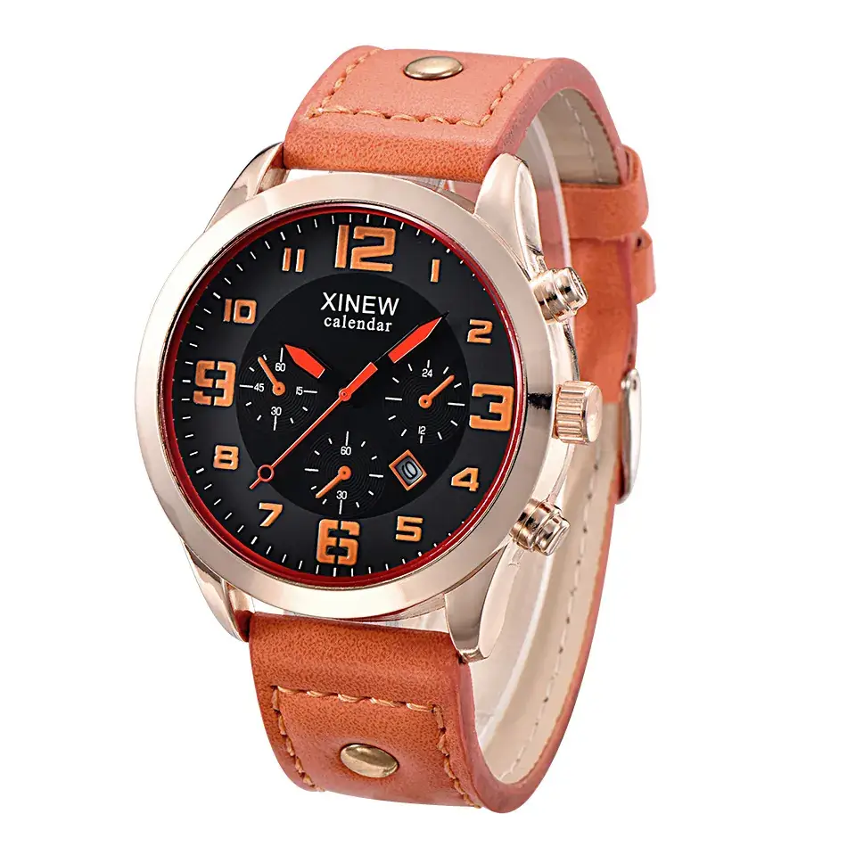 Men's Quartz Watches with Stylish Belts - Image 3