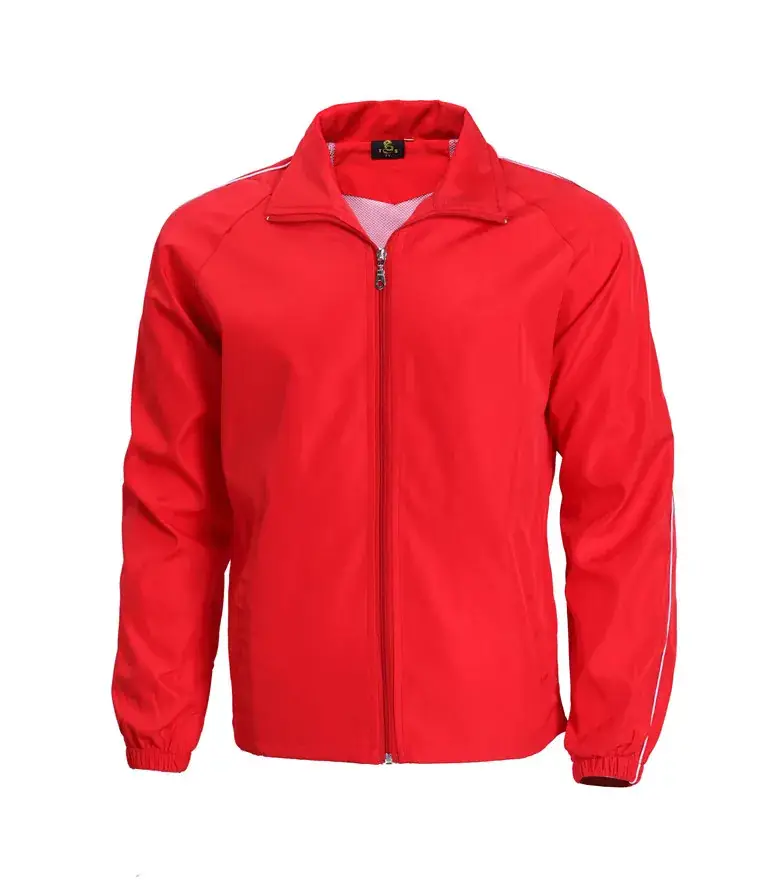 Orange Full-Zip Jacket for Men - Image 2