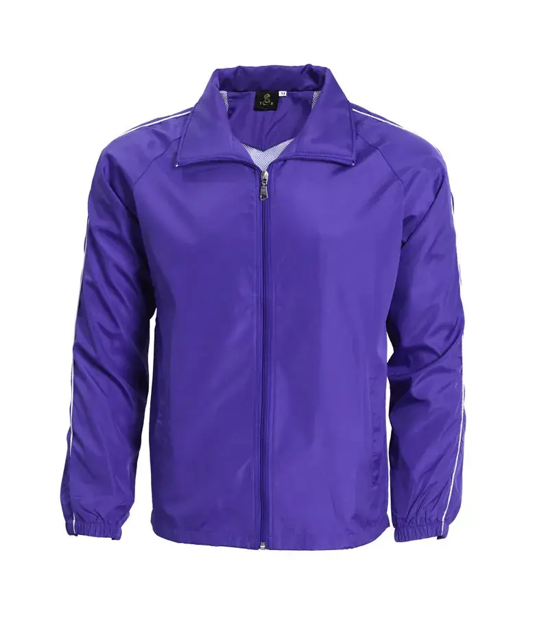 Orange Full-Zip Jacket for Men - Image 3