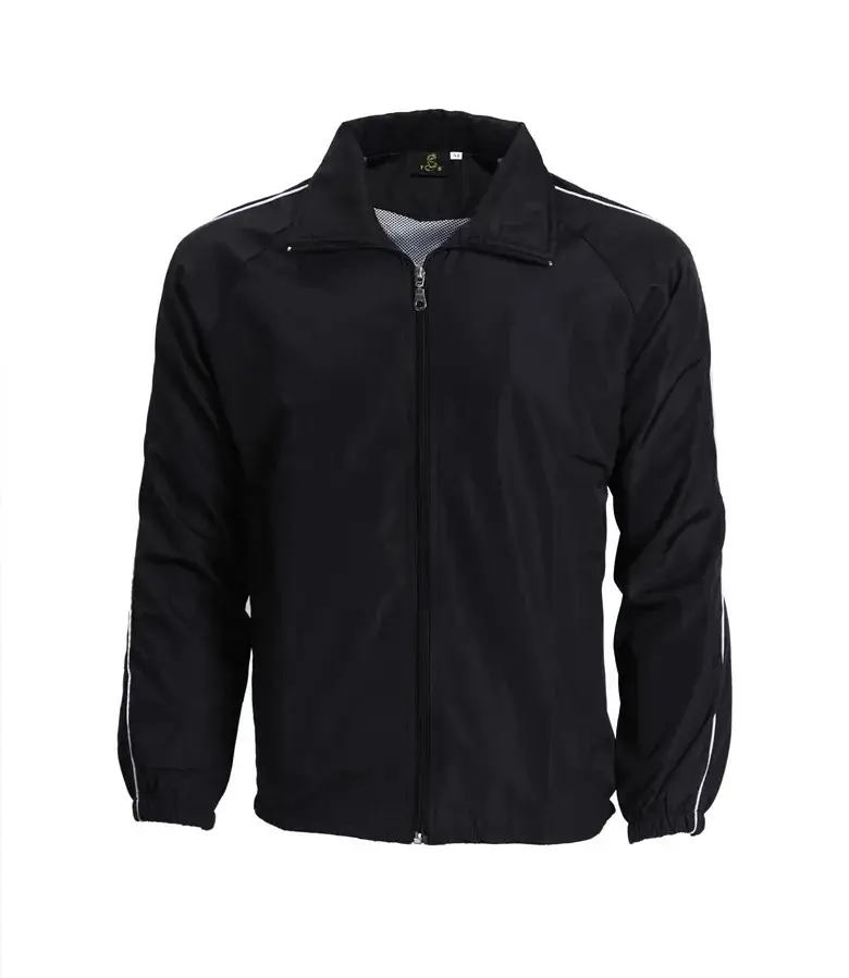 Orange Full-Zip Jacket for Men - Image 4