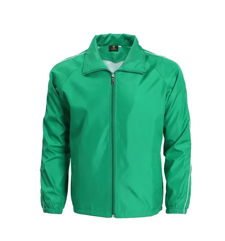 Orange Full-Zip Jacket for Men - Image 6