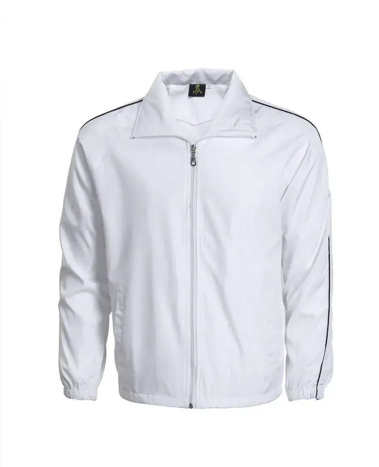 Orange Full-Zip Jacket for Men - Image 7