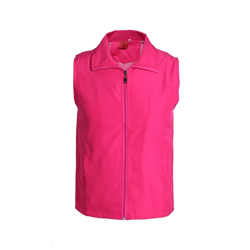 Neoprene Vest Neon Full Zip Vest Red - Image 11