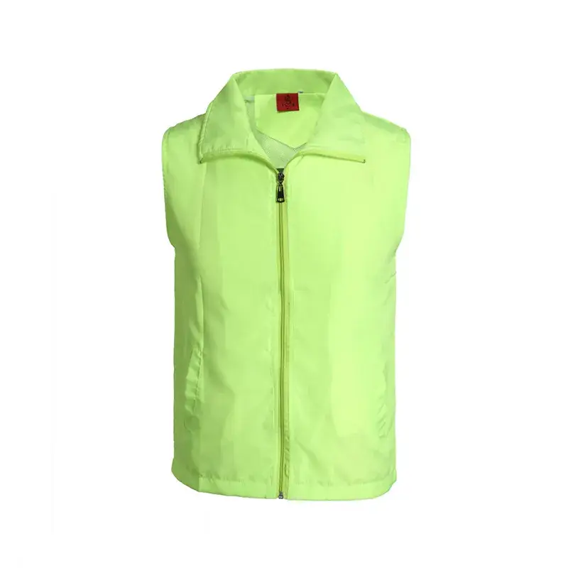 Neoprene Vest Neon Full Zip Vest Red - Image 5