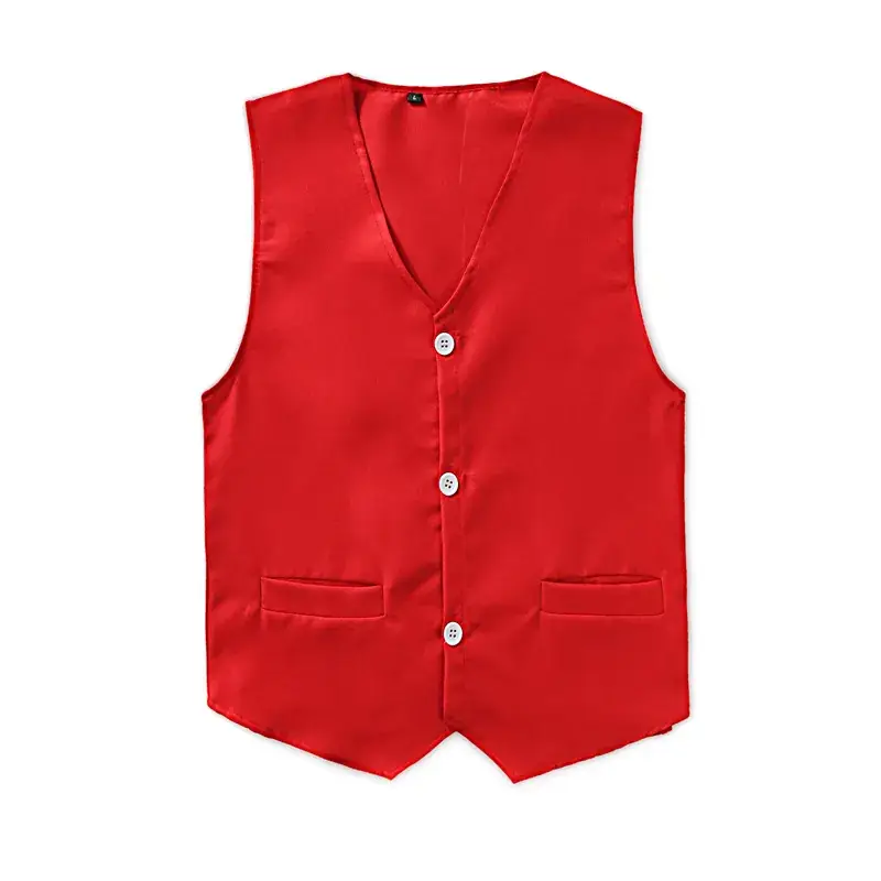 Men's White Single Breasted Vest for Men - Image 15