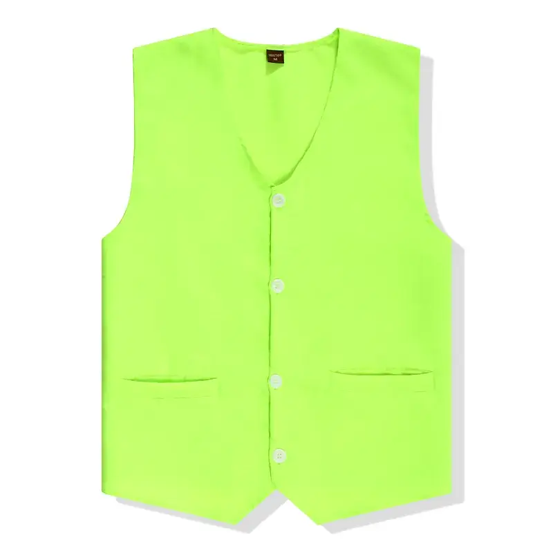 Men's White Single Breasted Vest for Men - Image 10