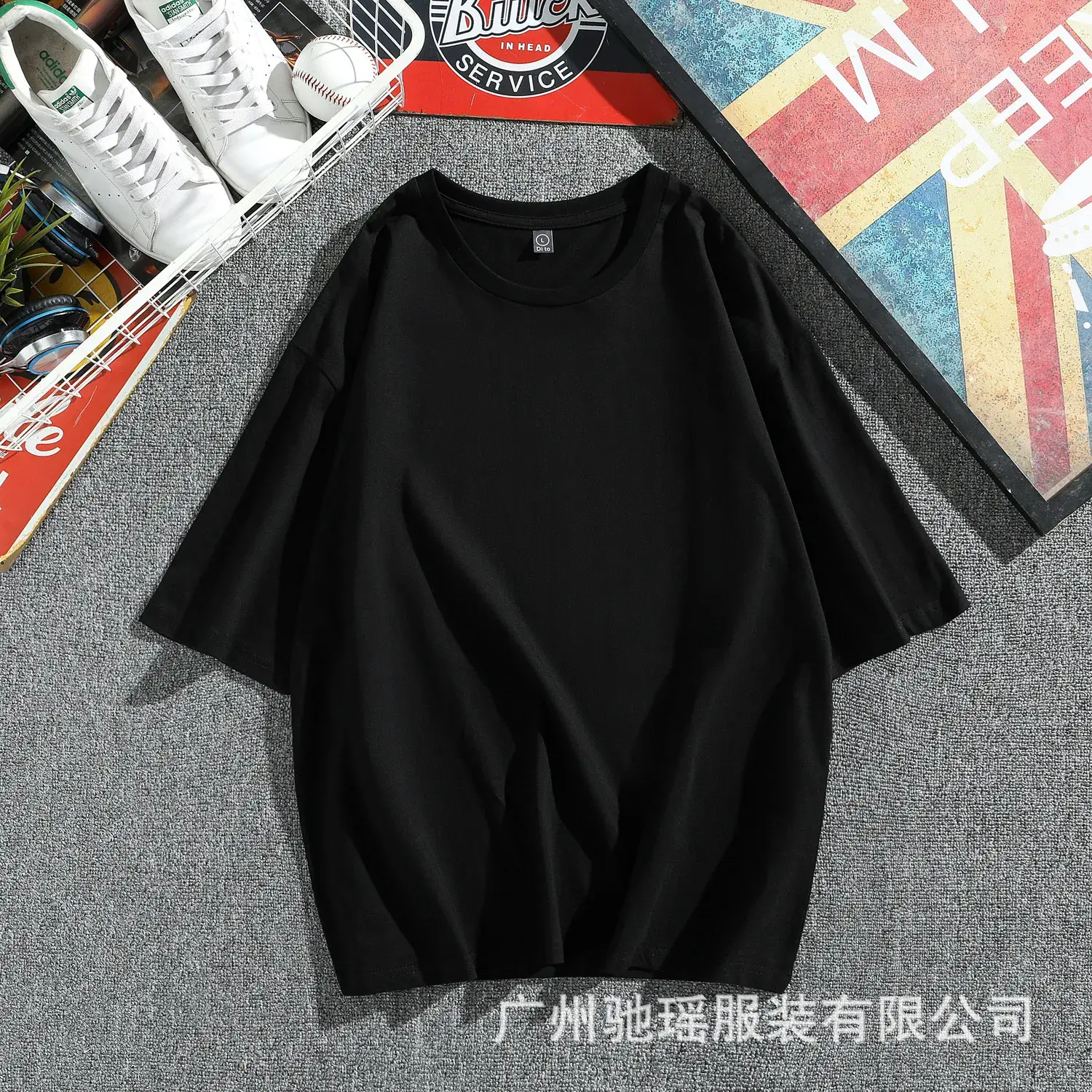 Women Cotton T-Shirt Navy Blue Half Sleeve Summer Wear