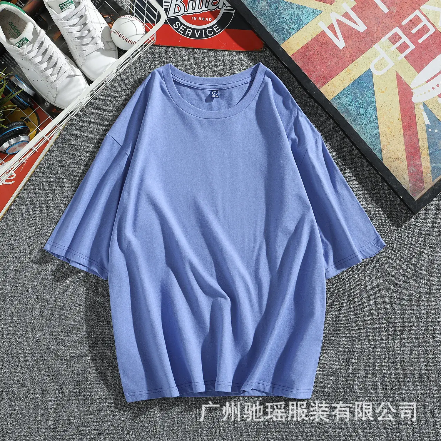 Women Cotton T-Shirt Navy Blue Half Sleeve Summer Wear