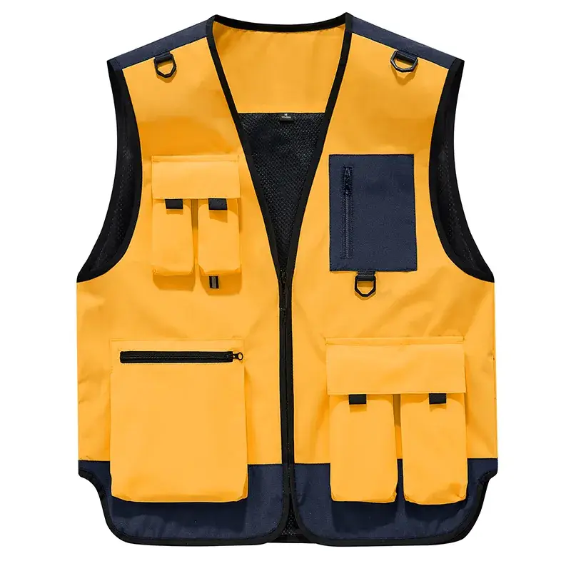 Pink Multi-Pocket Vest for Volunteers & Catering Staff - Image 11
