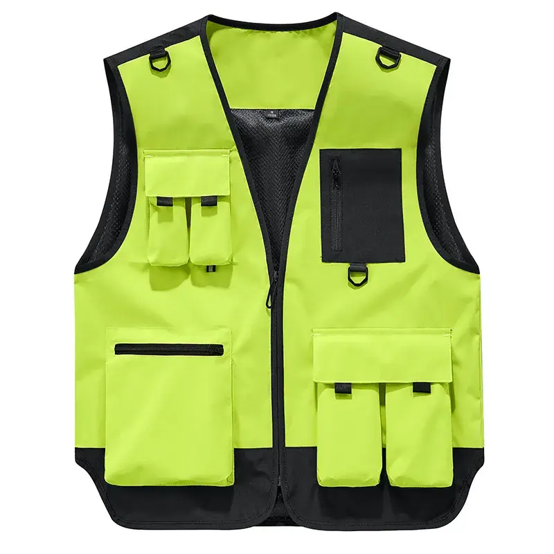 Pink Multi-Pocket Vest for Volunteers & Catering Staff - Image 14
