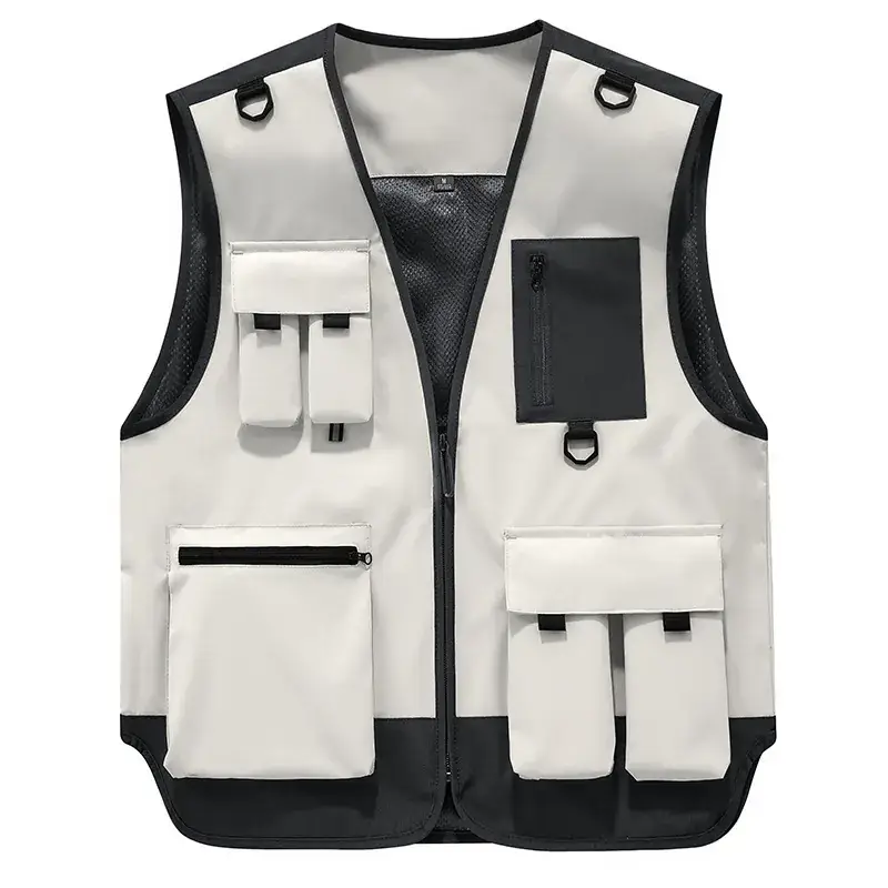 Pink Multi-Pocket Vest for Volunteers & Catering Staff - Image 16