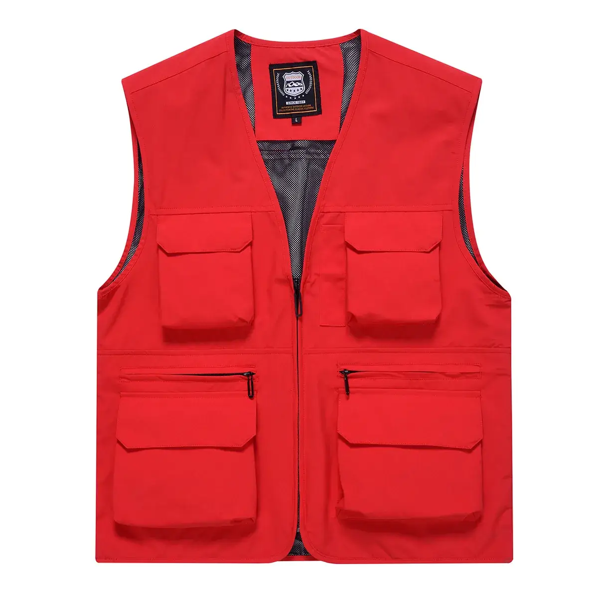 Pink Multi-Pocket Vest for Volunteers & Catering Staff - Image 21