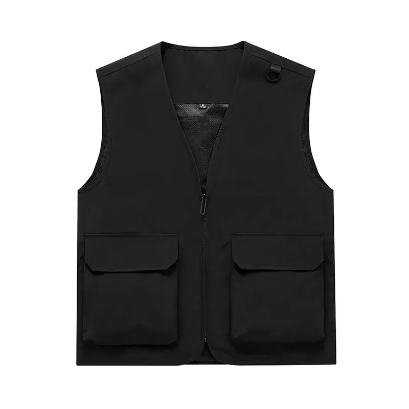 Pink Multi-Pocket Vest for Volunteers & Catering Staff - Image 3