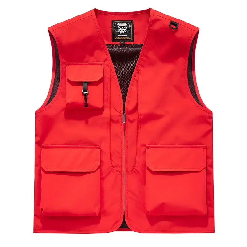 Pink Multi-Pocket Vest for Volunteers & Catering Staff - Image 35