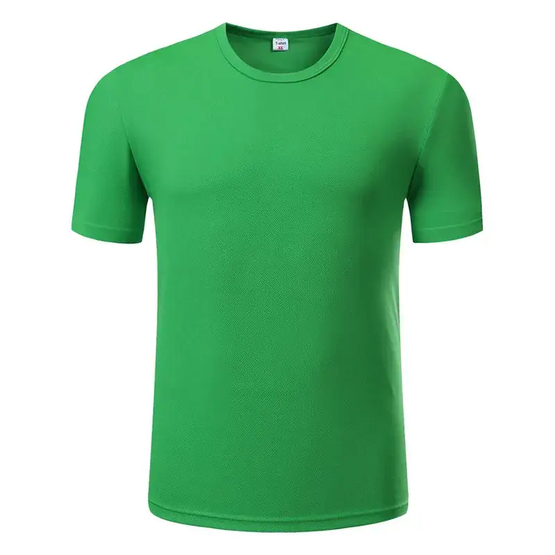 Men Blue Cotton Crewneck T-Shirt Short Sleeve Menswear - Image 17