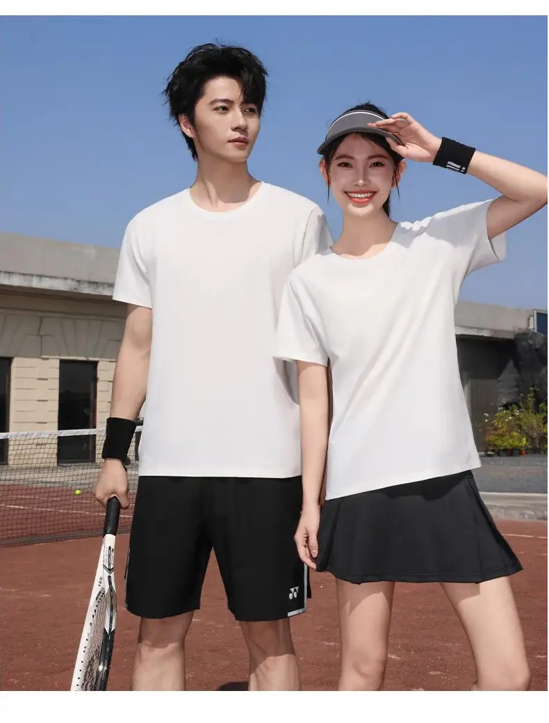 Men Blue Cotton Crewneck T-Shirt Short Sleeve Menswear — feature 17