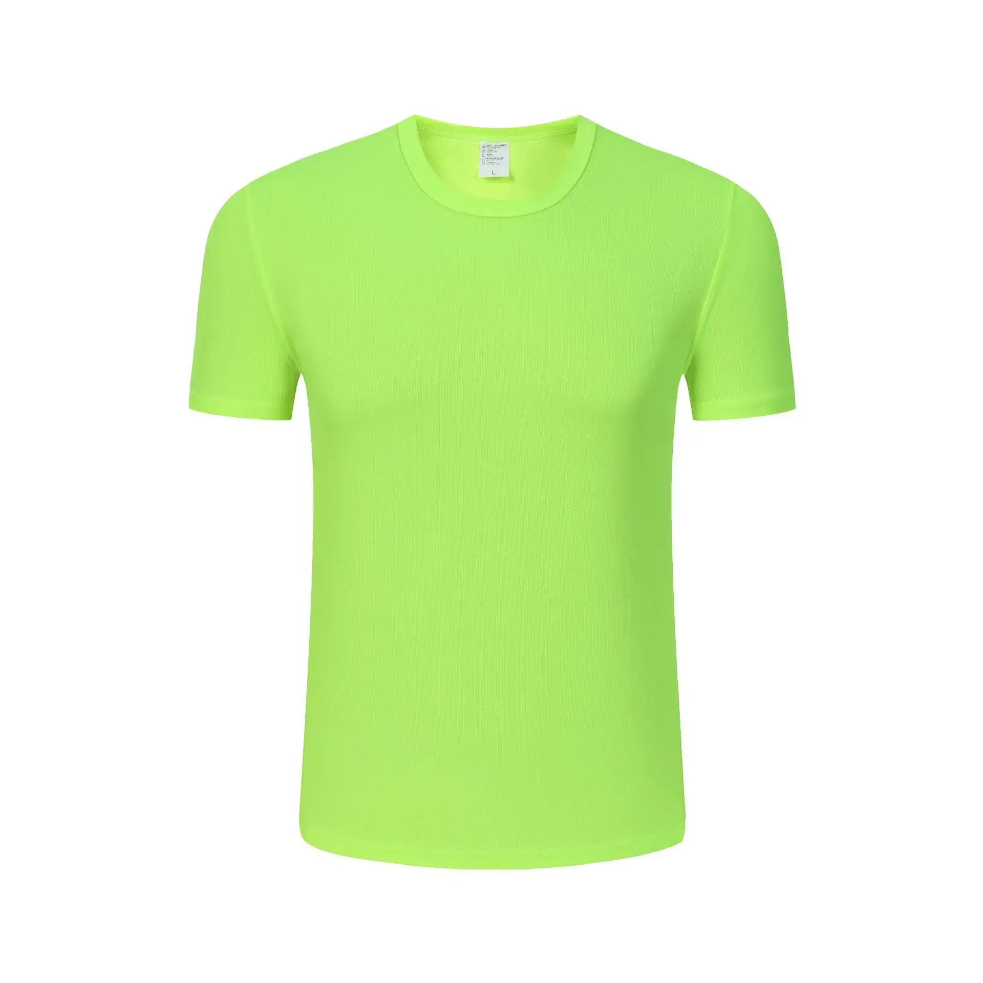 Men Blue Cotton Crewneck T-Shirt Short Sleeve Menswear - Image 5