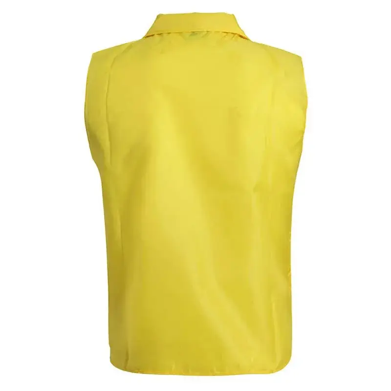 Waterproof Sleeveless Vest for Men Yellow