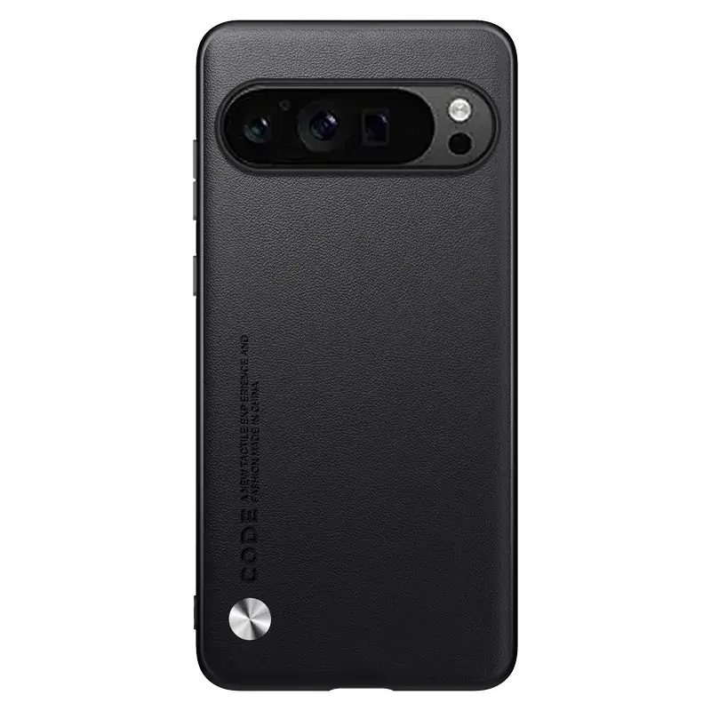 Pixel10 Pro Pure Leather Blue Mobile Case XL