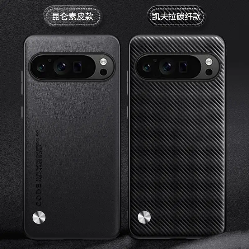 Pixel10 Pro Pure Leather Blue Mobile Case XL — feature 10