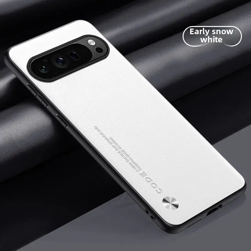 Pixel10 Pro Pure Leather Blue Mobile Case XL
