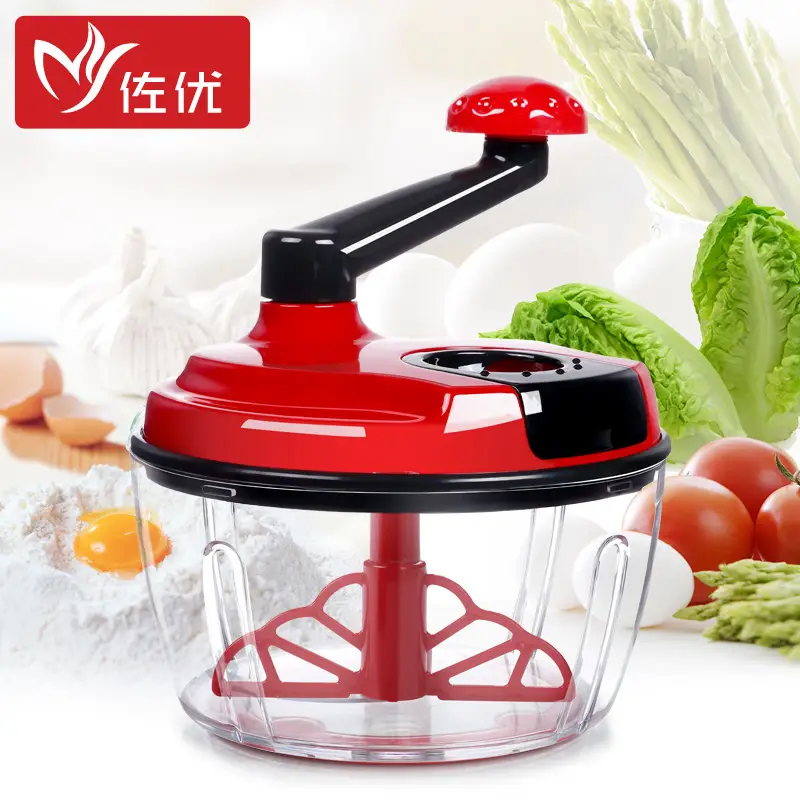 Zuoyou Manual Meat Grinder 1500ml Multifunctional Vegetable Cutter