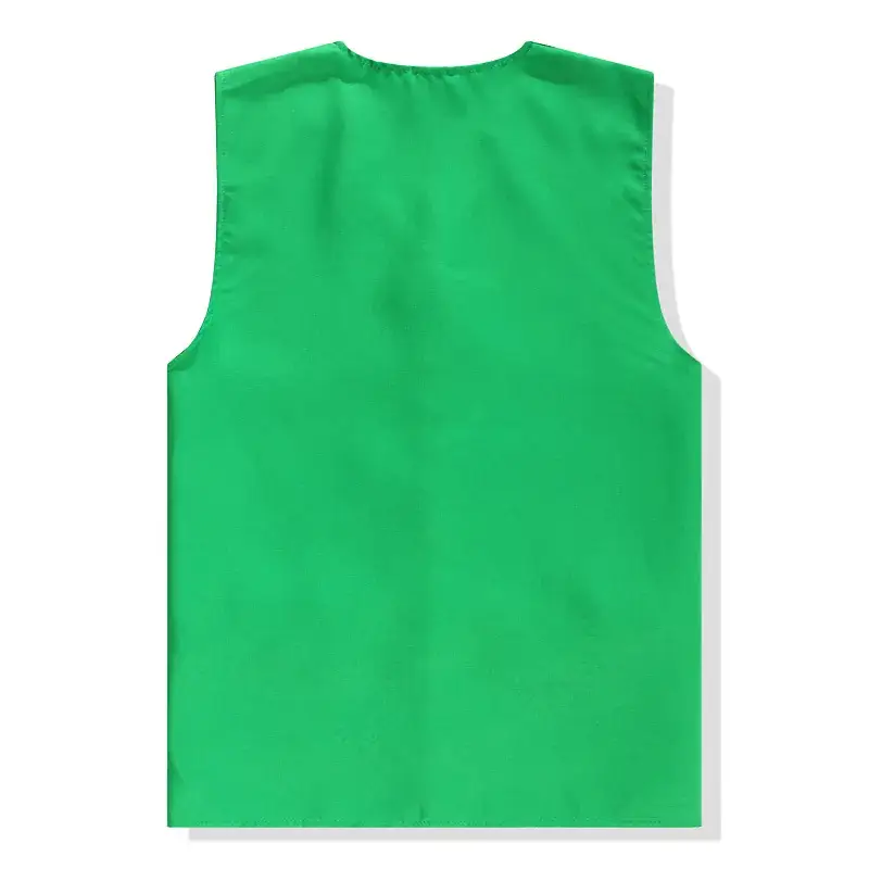 Men Sleeveless Button Vest Navy Blue - Image 13