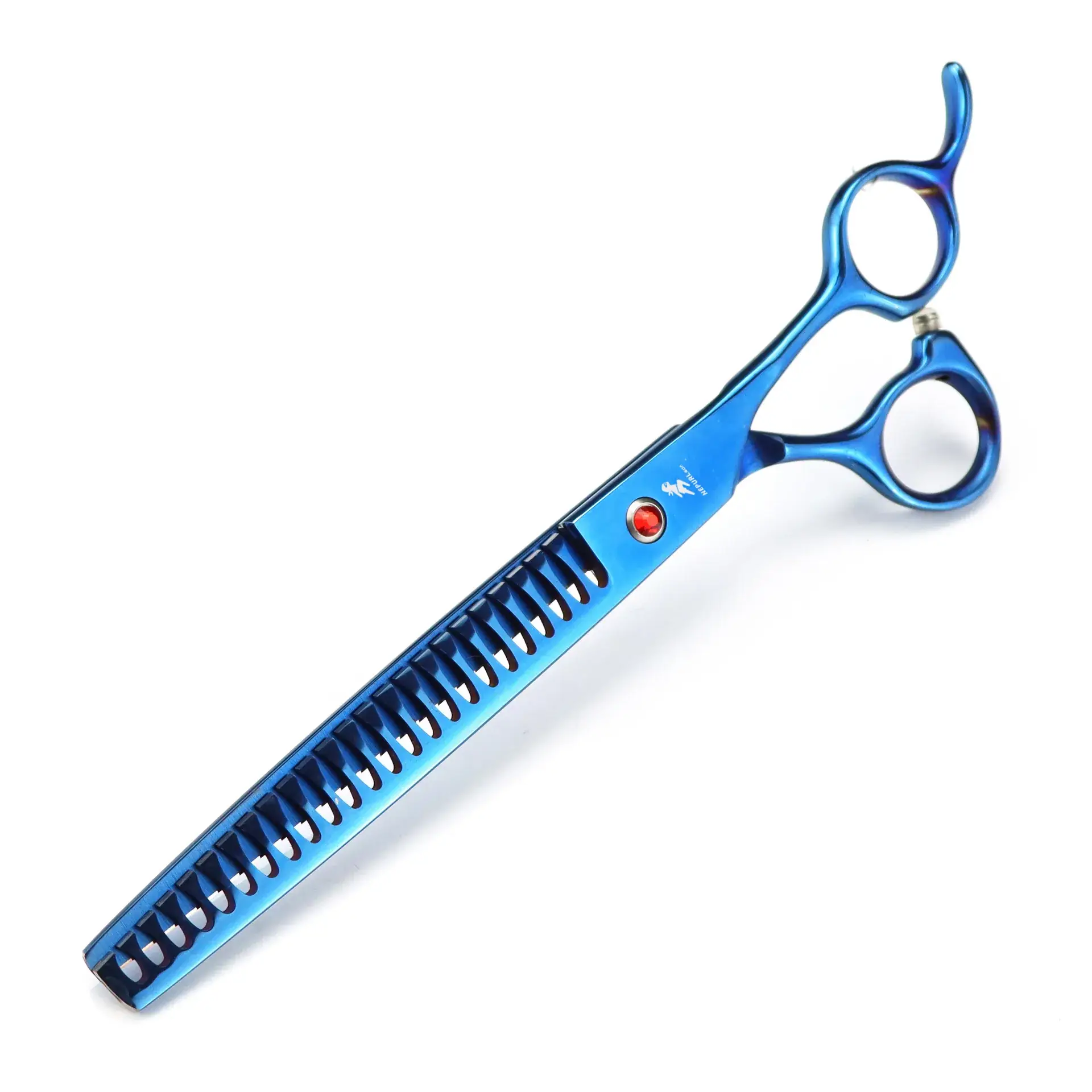 7.5 Inch Blue Neptsen Pet Hair Scissors - Image 2