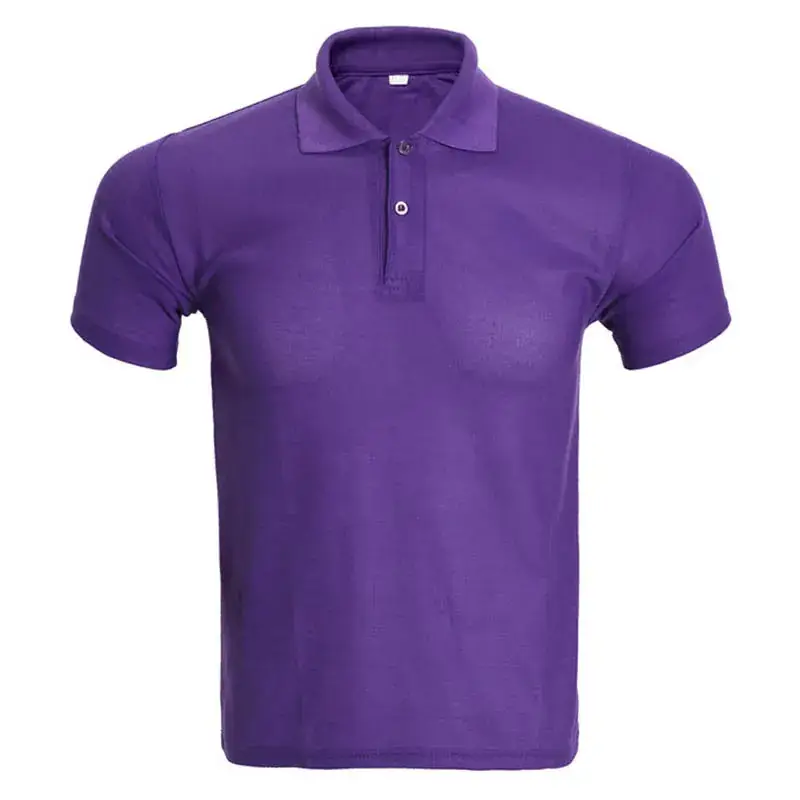 Men's Black Polo T-Shirt Short Sleeve Work Wear - Image 14