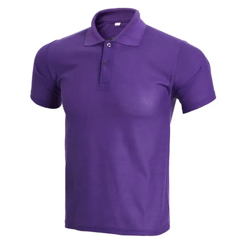 Men's Black Polo T-Shirt Short Sleeve Work Wear - Image 15
