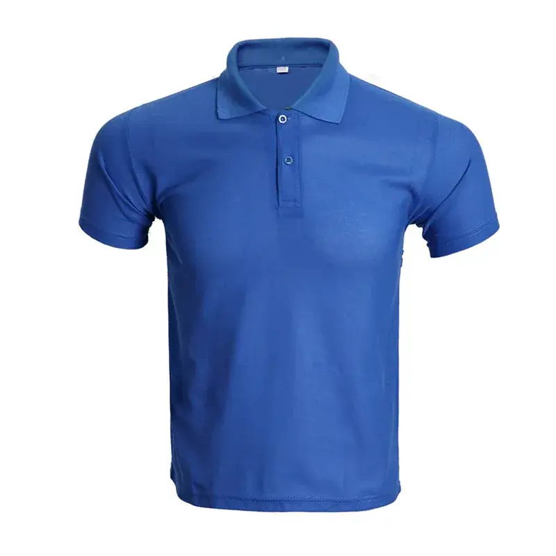 Men's Black Polo T-Shirt Short Sleeve Work Wear - Image 11
