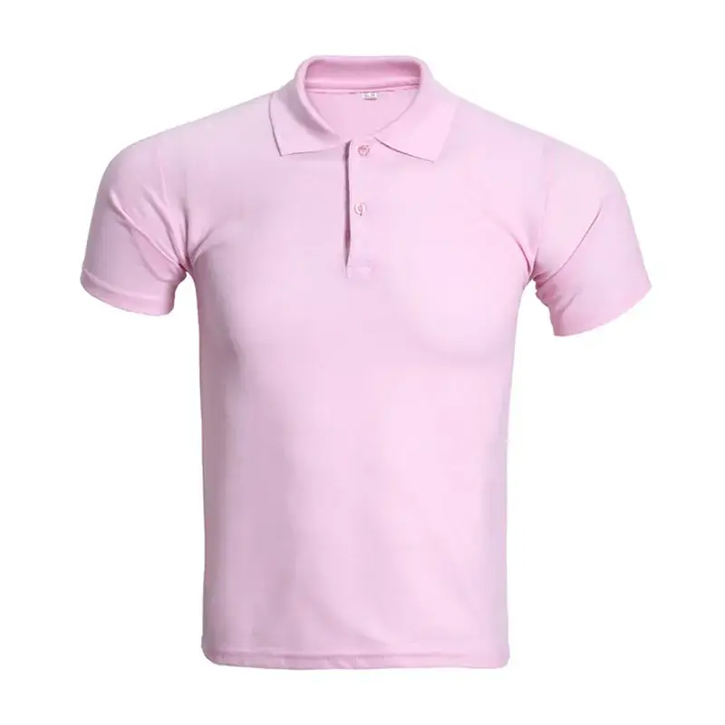 Men's Black Polo T-Shirt Short Sleeve Work Wear - Image 2